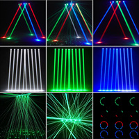 Projecteur de scène rotatif DMX512 180W pour DJ, avec contrôle sonore, effet RGBW pour discothèque, mariage, club et événements