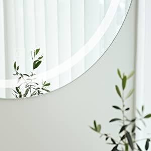 Desnebulizador de hotel montado en la pared, interruptor de pantalla táctil, luz de baño personalizada, <span class=keywords><strong>espejo</strong></span> de baño inteligente led - Product Image 5