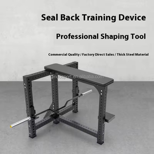 Entrenador de remo de sello de gimnasio comercial, equipo de Fitness con <span class=keywords><strong>barra</strong></span> de dominadas alta y baja para bancos y bastidores de entrenamiento muscular de espalda - Product Image 2