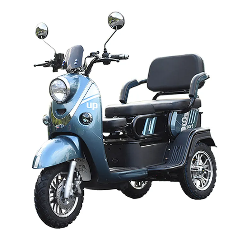 New Manufacture Electric Motorized Tricycles Electric Trike Three Wheels Fully Enclosed Cargo Tuk Tuk