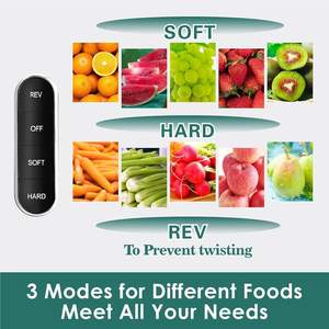 Extracteur de jus à froid 1000W puissant à haut rendement avec double goulotte de distribution - Product Image 5