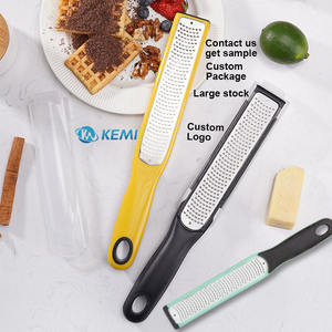 Râpe à fromage de haute qualité accessoires de cuisine outils zesteur d'agrumes au chocolat en acier inoxydable avec housse de protection en Silicone - Product Image 1