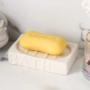 Wholesale Eco Friendly Hotel Elegant Marble Bathroom Shower <strong>Soap</strong> bar Holder Tray Bathtub Mini <strong>Ceramic</strong> <strong>Soap</strong> <strong>Dish</strong> - Product Image 4