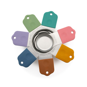 Nouvel ensemble de 7 tasses et cuillères doseuses avec échelle, outils de pâtisserie, rangement magnétique, vente en gros - Product Image 2