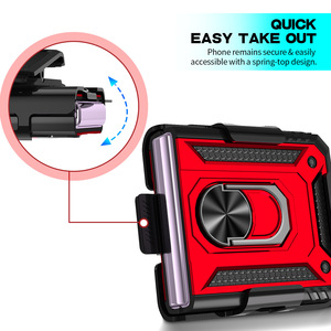 Funda con Clip para cinturón magnético antigolpes para <span class=keywords><strong>Samsung</strong></span> <span class=keywords><strong>Galaxy</strong></span> <span class=keywords><strong>Z</strong></span>, funda con soporte para el dedo, <span class=keywords><strong>3</strong></span>, 5G, Flip4, <span class=keywords><strong>Flip</strong></span> 4, Flip3 - Product Image 2