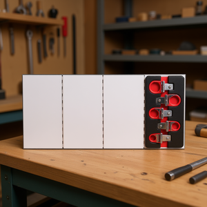 519 M 811K Tool Cabinet Set With Red Handles And Metal Clips For <b>Workshop</b> <b>Storage</b> - Product Image 3