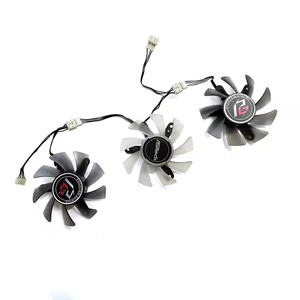 สำหรับ <span class=keywords><strong>ASRock</strong></span> <span class=keywords><strong>RX</strong></span> <span class=keywords><strong>5700</strong></span> 5700XT 8GB พัดลมระบายความร้อนกราฟิกการ์ด Phantom 75mm PVA080E12R 4PIN RX5700 <span class=keywords><strong>XT</strong></span> พัดลม GPU - Product Image 4