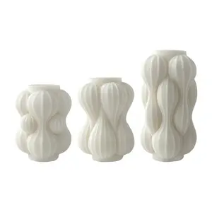 Vase Silikonform getrocknete Blumenform DIY-Gips Zement Vase dekorativer Ornament