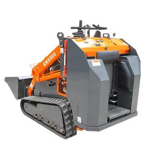 EVERUN Brand ERS500 CE EPA Small Agriculture Garden China Diesel Micro Compact Mini Skid Steer Loaders With Attachments