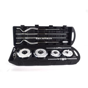 Halteres de peso ajustável multifunção, fabricação de fábrica, levantamento de peso, 55kg, barbell, conjunto de sino - Product Image 4