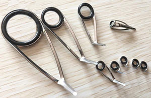 <span class=keywords><strong>FUJI</strong></span> 9PCs Set PKLAG Spinning Guide Set Rod Componente de construcción Reparación Caña de pescar DIY <span class=keywords><strong>FUJI</strong></span> KL <span class=keywords><strong>Alconite</strong></span> SIC Guide Kit - Product Image 2