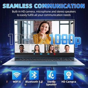 Laptop 14 inci murah disesuaikan Wins 10 Notebook ROM6GB SSD128GB Komputer Gaming perangkat keras Laptop dengan kamera 2.0MP - Product Image 3