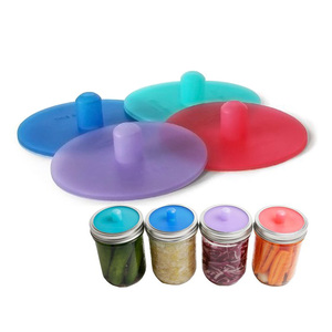 Wholesale Wide Mouth Canning Lids Silicone Mason Jar Lids for Fermentation