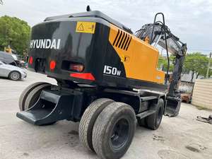 Excavateur sur pneus Hyundai 150W-9T d'occasion bonnes performances stock 210W-9 avec composants à engrenage central 60W-9 - Product Image 3