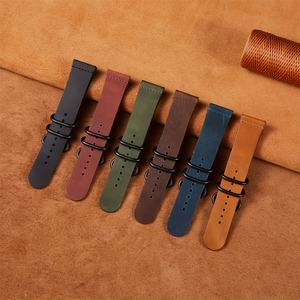 <span class=keywords><strong>Correa</strong></span> <span class=keywords><strong>de</strong></span> Cuero Genuino Suave Color Marrón Crazy Horse Personalizada <span class=keywords><strong>de</strong></span> Lionorm para Relojes Inteligentes <span class=keywords><strong>de</strong></span> 20 mm y 22 mm con Liberación Rápida, <span class=keywords><strong>Correa</strong></span> <span class=keywords><strong>de</strong></span> Reloj Casual para Hombre - Product Image 1