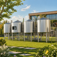 Système de brasserie Tonsen 3000L, équipement de brassage commercial en acier inoxydable, système de brasserie certifié CE