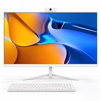 Nouvel Ordinateur de Bureau Tout-en-un Intel Core i3 100U 2026 Monobloc PC Moniteur LCD 16:9 Graphiques Intégrés SSD pour Bureau à Domicile