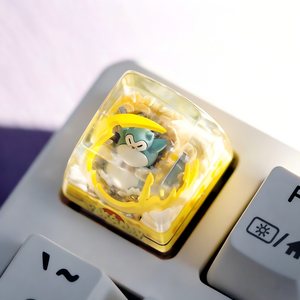 Résine imprimée en 3D pour keycap artisanal en résine Pokemon Cubone, usinage CNC, clavier mécanique, touches personnalisées Tecla Espacio - Product Image 4