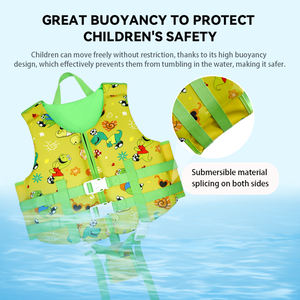 سترة نجاة مائية مخصصة للأطفال، سترات سباحة للأطفال الصغار، سترة سباحة للأطفال من 20-66 رطلاً، سترة نجاة للأطفال الذين يتعلمون السباحة - Product Image 5