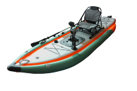 Kayak gonflable Viking de 12 pieds, très demandé, pour une personne, pêche en mer, sport, avec système à deux pédales, ailerons, hélice, propulsion par pédales