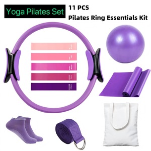 Kit Complet de Yoga et Pilates pour Femmes : Anneau, Chaussettes, Ballon et Bande de Résistance – Combinaison Libre, Marque OEM Modèle SQYGST03, Fabriqué en Chine, Taille 38 - Product Image 4