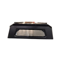 Hardtop en acier pour benne de pick-up, type coque de camping, avec rangement sécurisé et fenêtres teintées occultantes, pour la saison de la chasse