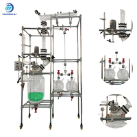 Yangmai 100L Unité de reflux sous vide en verre borosilicaté haute performance pour la rectification et la séparation personnalisée de solvants chimiques
