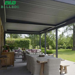 Nuevo diseño, pérgola, <span class=keywords><strong>4x3</strong></span>, sistema de <span class=keywords><strong>techo</strong></span> de apertura, gazebo de aluminio - Product Image 6