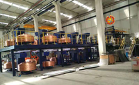 Ligne de production automatique pour le fil de coulée continue en laiton/cuivre/tuyau/tige faisant l'équipement de machine pour l'usine de fonderie