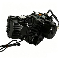 Moteur Zongshen ZS190 W190 190cc horizontal à 2 soupapes, refroidi par huile, 4 temps, ZS1P62YML-2, démarrage électrique et au kick, pour moto tout-terrain.