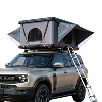 Tente de toit rigide ultralégère et étanche ouverture latérale montage rapide aluminium 4x4 pour Toyota Tacoma