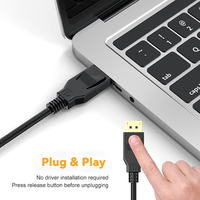 Produsen penjualan TERBAIK 1m 2m 3m 5m mendukung 4k 60hz kabel Displayport Dp kabel 1.2