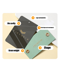 Etiquetas y Etiquetas Colgantes Personalizadas de Fábrica OEM para Ropa, Etiqueta Colgante Ecológica de PVC con Nombre Personalizado para Prendas