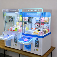 Mini Grúa de Juguete Operada con Monedas, Máquina Recreativa de Captura de Premios de Peluche para Centros de Juego