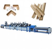 Machine automatique économique pour la fabrication de protège-angles en carton en forme de L