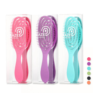 Bonbons <span class=keywords><strong>Brosse</strong></span> Professionnel Ventilateur <span class=keywords><strong>Brosse</strong></span> À Cheveux Anti Tangle Démêlant Cheveux Peigne Pour Cheveux Naturels Styling Brush Mz-004 - Product Image 2