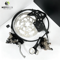 Kit de frein arrière hydraulique KOTORQ Ultra Bee avec étrier, levier, tuyau et rotor pour E-Ride Pro SS 2.0, support CNC 240mm, amélioration E-Moto