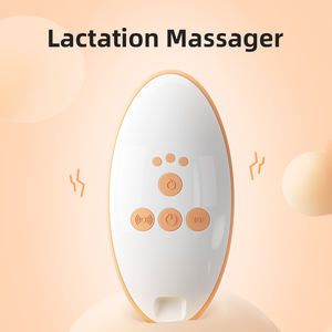 Mejor multifunción pequeño USB carga caliente calefacción 9th engranaje vibrador Popular 2-en-1 impermeable pecho lactancia masajeador - Product Image 6