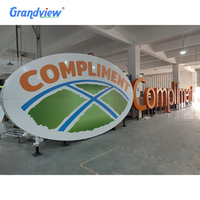 Letrero Metálico Personalizado para Exteriores, Letrero de Canal Metálico para Negocios, Letrero de Letras Autoportantes, Letrero Publicitario Gigante, Letrero con Logotipo 3D