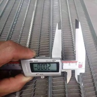 Grillage métallique expansé à nervures hautes galvanisé à chaud pour le joint de construction de coffrage permanent en béton pour murs modernes