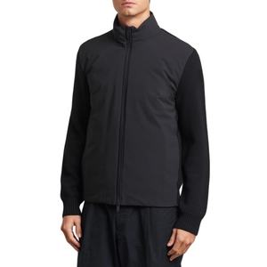 Veste hybride d'hiver réversible imperméable à col montant zippé, nouveau style unisexe, logo frontal personnalisé, faible MOQ - Product Image 2