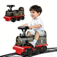 Grande piste de train électrique Yuglow, jouet éducatif, train coulissant, véhicule jouet pour enfants