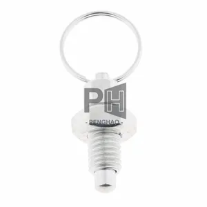 M6 M8 M10M12ロックリングピンスチールハンドリトラクタブルスプリングプランジャーレストポジションインデックスプランジャーピン - Product Image 1