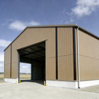 Entrepôt à structure métallique avec services de conception, fabrication et installation