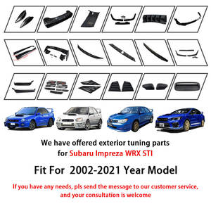 Tabliers de lèvre de pare-chocs arrière pour Subaru WRX <span class=keywords><strong>STI</strong></span> 2015 2016 2017 2018 2019 - Product Image 6