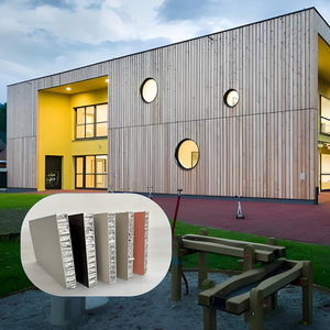 Revestimiento de Pared para Cocina Exterior, Paneles Compuestos de Aluminio con Aspecto de Madera, 4x8 Acm Allu Cobond, Lámina de Acp de 3mm, Impermeable, Resistente al Fuego - Product Image 1