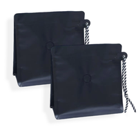 Vente en gros Pochettes à café en aluminium personnalisé Sacs à fond plat avec fermeture éclair Corde suspendue pour grains de café chips de pomme de terre PE alimentaire
