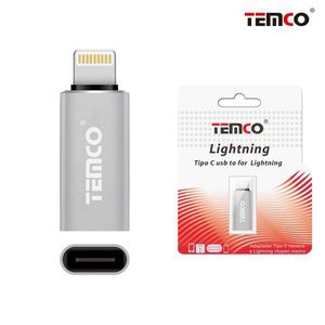 Temco Light-ning <b>Adapter</b> <b>Type</b> <b>C</b> To Light-ning Male For Apple Devices - Product Image 3
