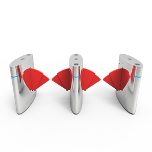 QR kodu RFID kart parmak izi kanatlı geçiş kapısı güvenlik erişim kontrolü kapak bariyeri - Product Image 4