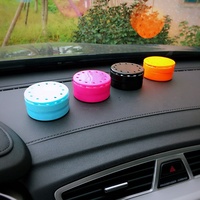 Désodorisant de voiture en Gel, 10 pièces, couvercle en plastique, désodorisant, pour automobile à différentes odeurs